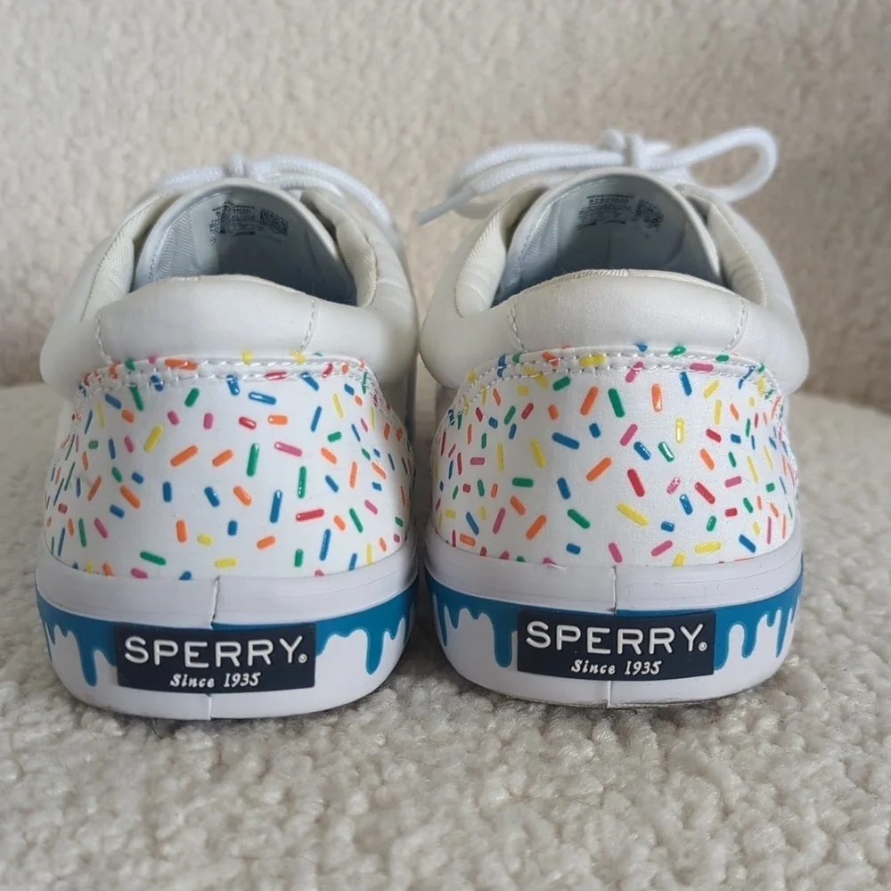Sperry Striper II Cvo Lace Up Mens White Sneakers Casual Shoes